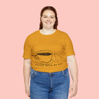 Coffee With My Dog T‑Shirt — Cute Minimalist Dog & Coffee Tee