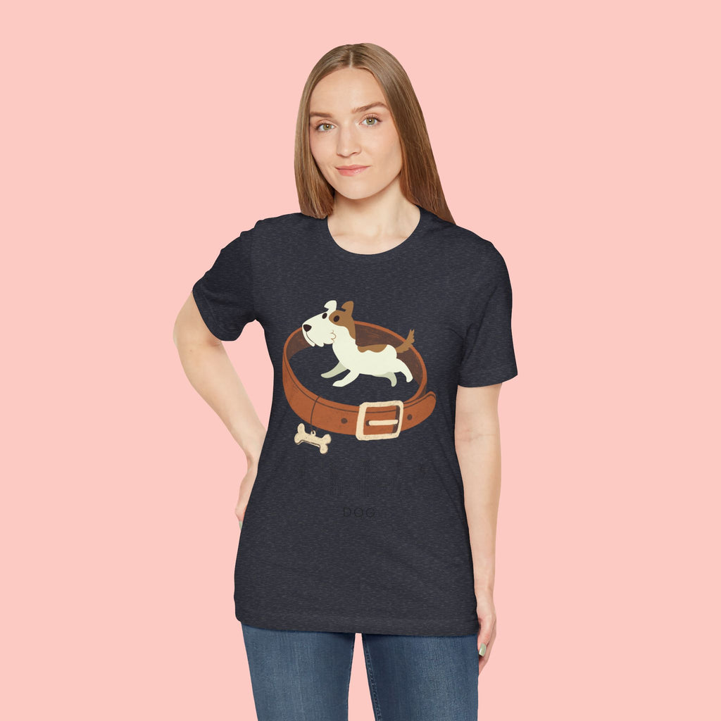 Mommy's Dog T-Shirt – Cute Puppy & Collar Graphic Tee for Dog Moms