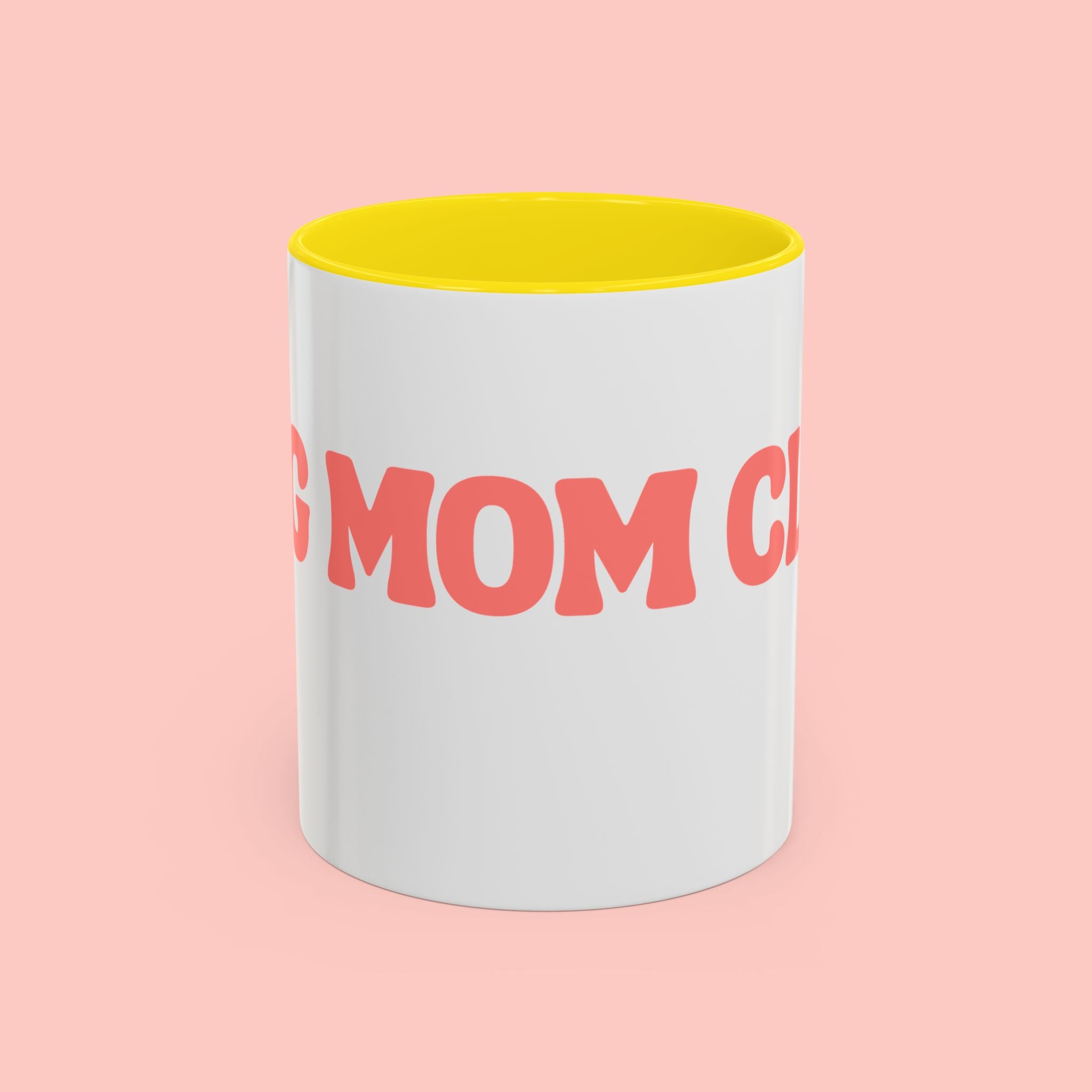 Mom Club Coffee Mug — Cute Paw Print Accent Mug for Dog Moms (11/15 oz)