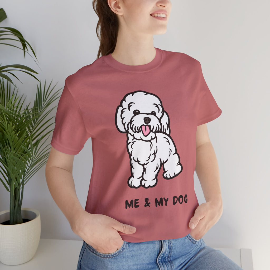 Me & My Dog T-Shirt — Cute Cartoon Puppy Tee for Dog Lovers