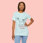 Lovely Dog Mom T-Shirt — Vintage Sketch Dog Graphic Tee
