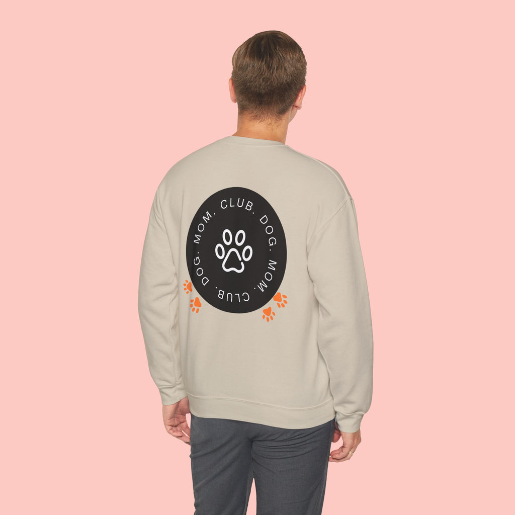 Dog Mom Club Sweatshirt — Paw Print Crewneck