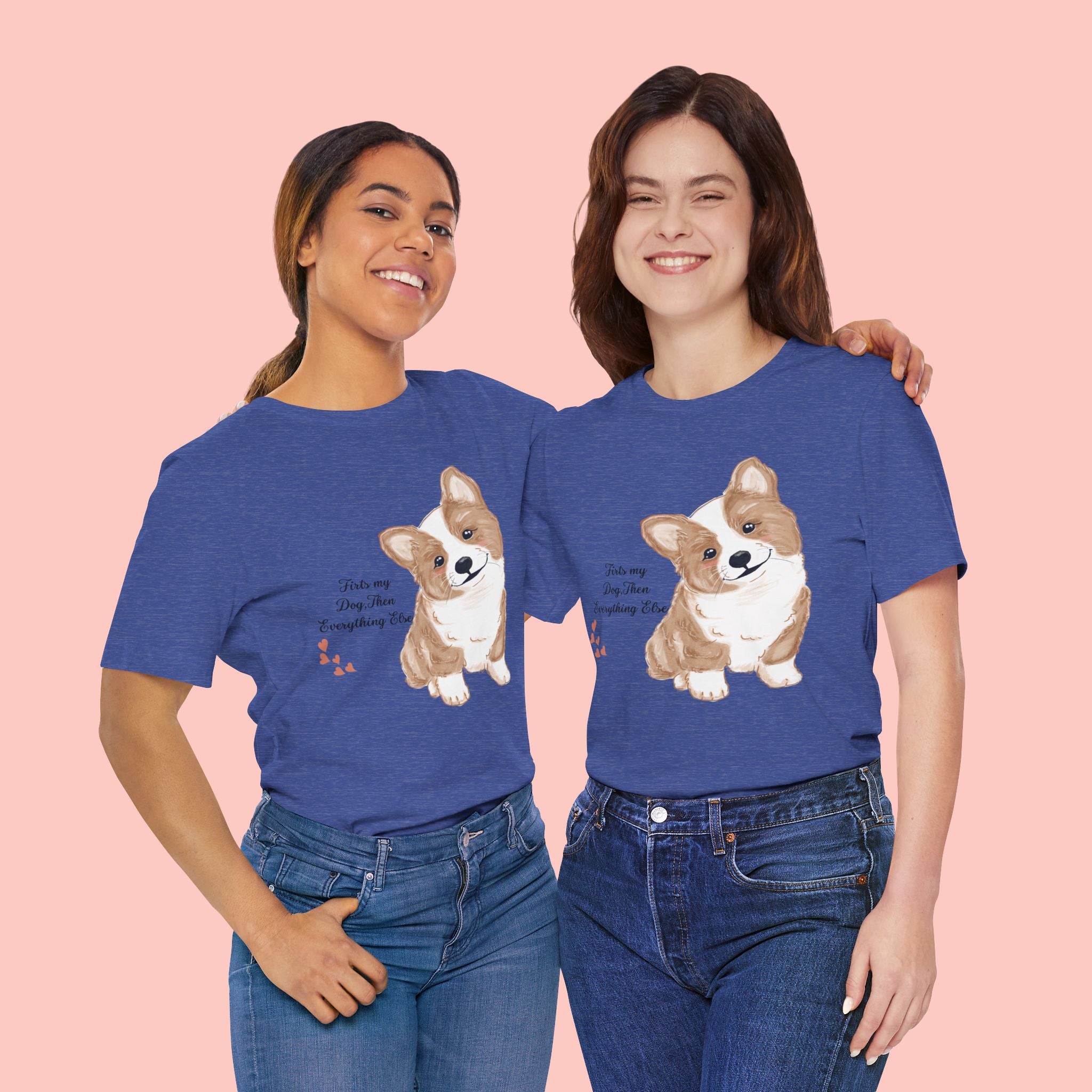 Corgi Love T-Shirt — "This my dog, then everything else" Cute Pet Tee