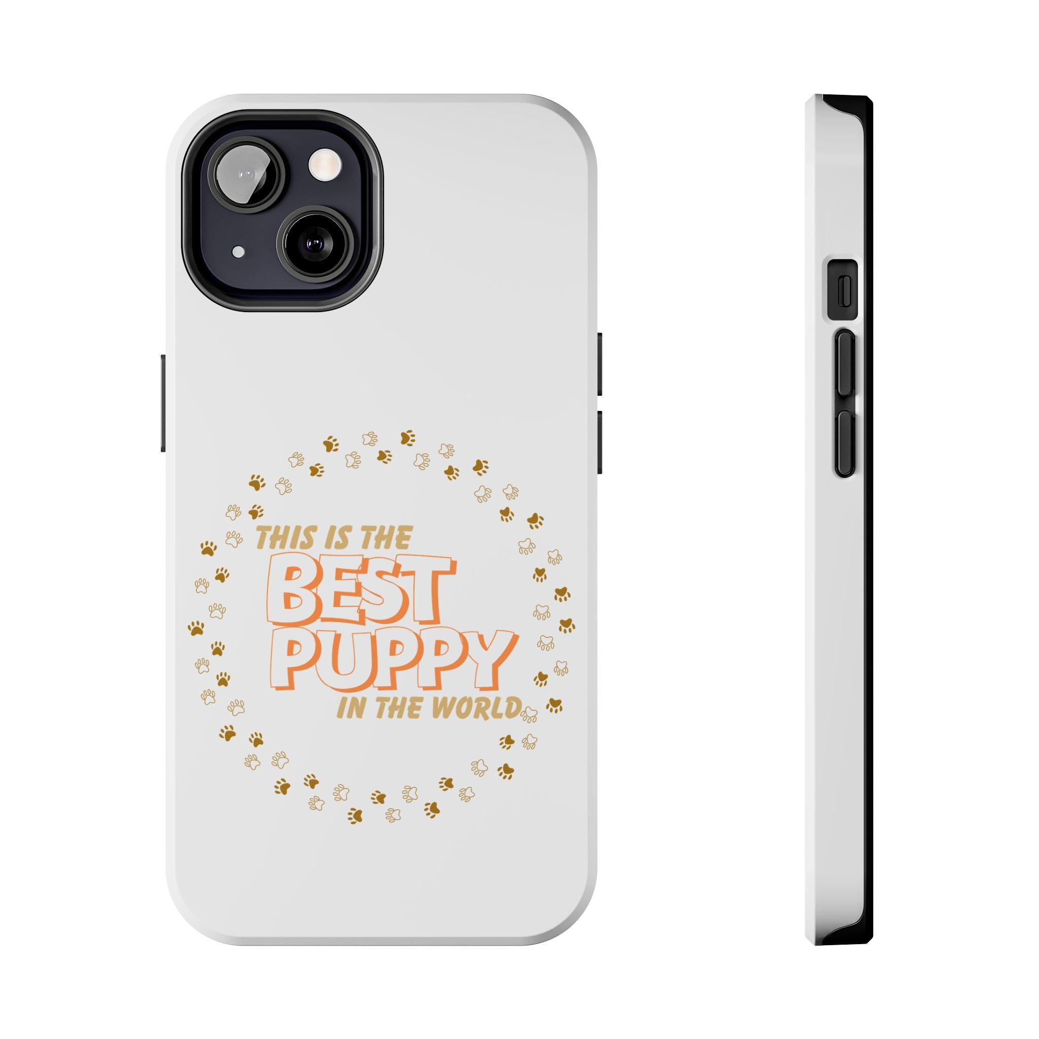 Best Puppy Phone Case — Cute Paw Print Tough Phone Case