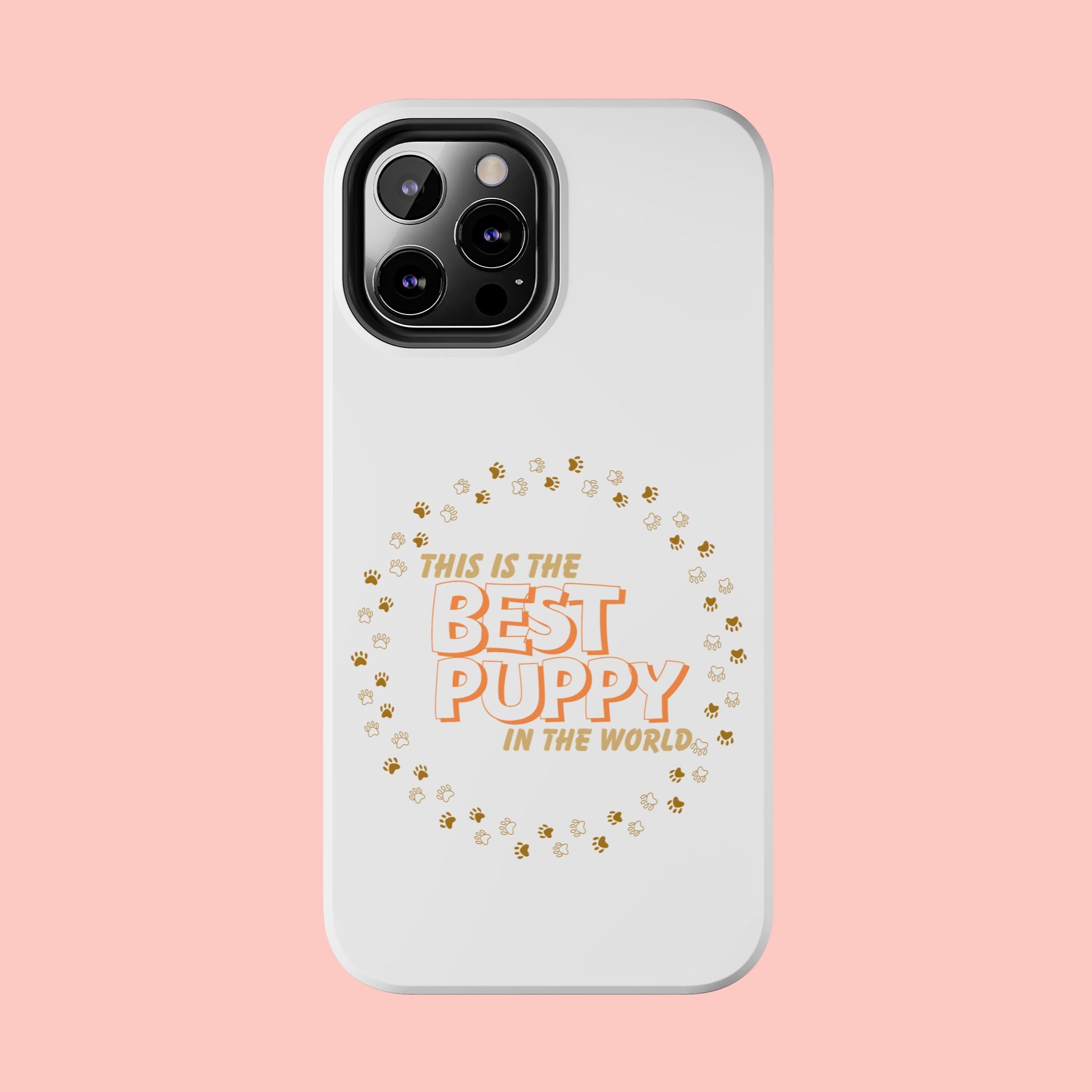 Best Puppy Phone Case — Cute Paw Print Tough Phone Case