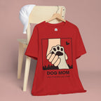 Dog Mom T-Shirt — "Love Your Dog Like a Mom" Paw Print Graphic