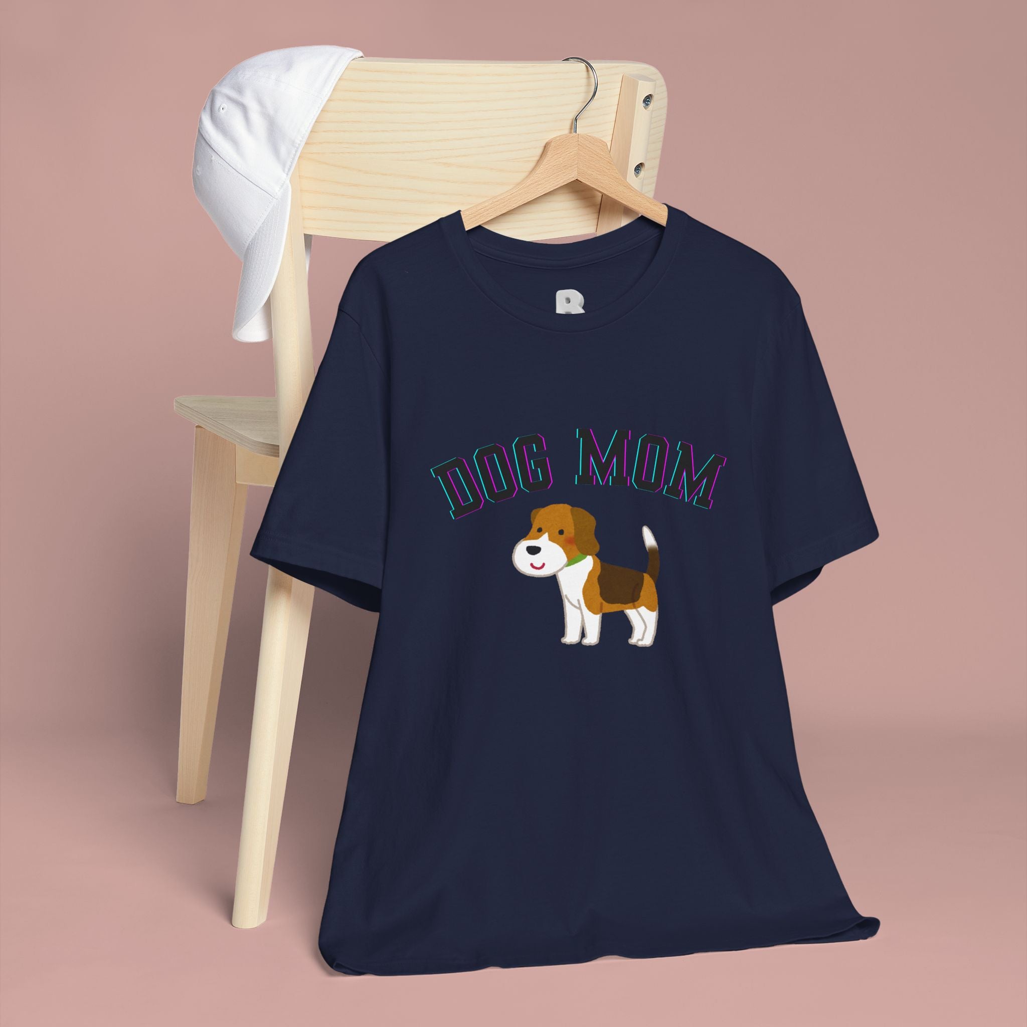 Dog Mom T-Shirt — Cute Beagle Graphic Tee for Dog Lovers