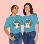 Stay At Home Dog Mom T-Shirt — Cute Corgi Graphic Tee