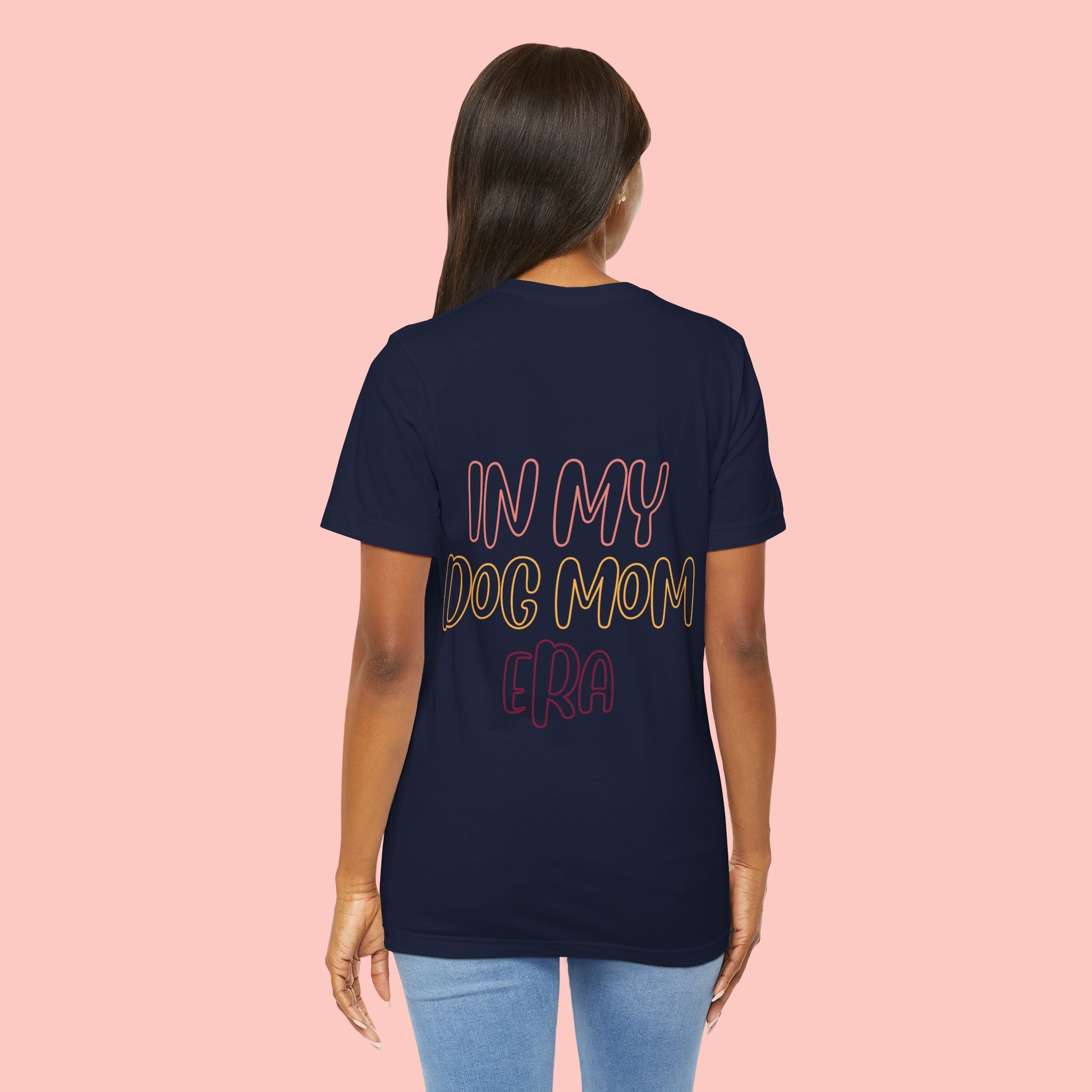 Dog Mom Tee — "In My Dog Mom Era" Cute Pastel Graphic T-Shirt