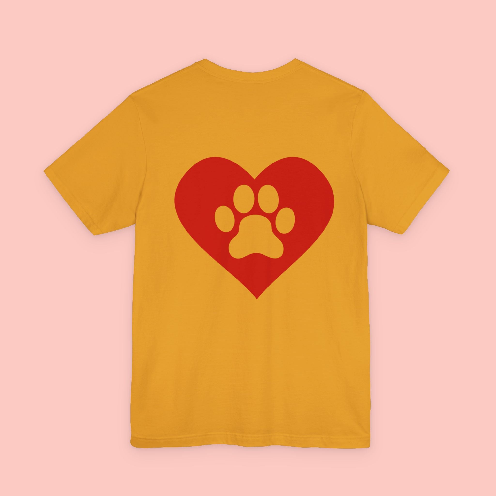 Pet Lover Heart Paw T-Shirt