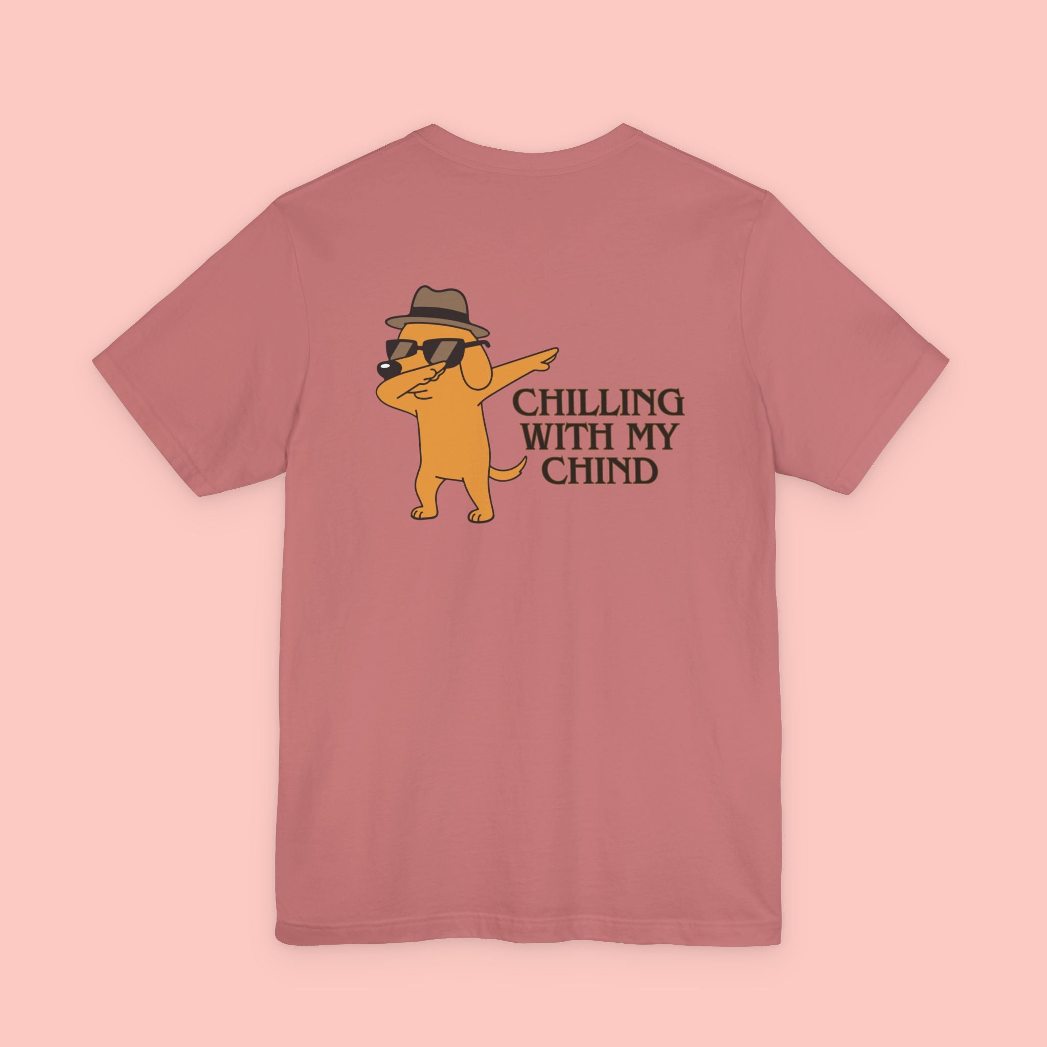 Chilling With My Chind Tee — Funny Dab Cat Graphic T-Shirt