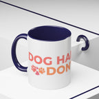Accent Coffee Mug - "Growing Hair I Don't Care" Floral Script Coffee Mug