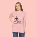 Walk With Your Dog Tee — Cute Dog Walking Graphic T-Shirt