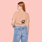 T-Shirt — “Two Paws, One Mom” Paw Print Mom Tee