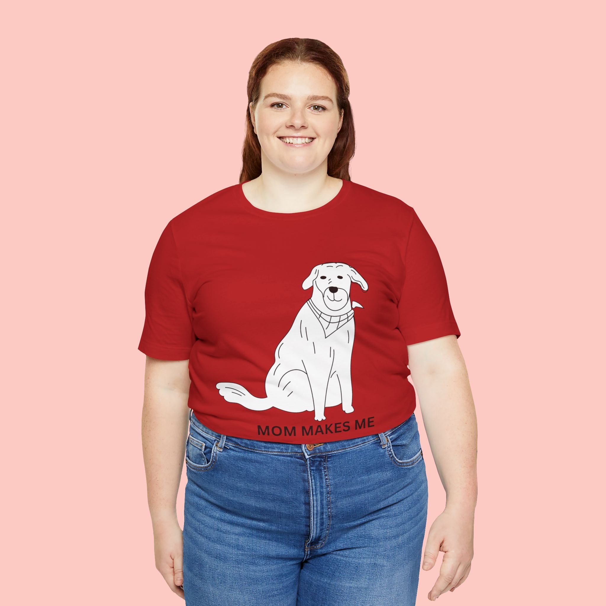 Mom Makes Me Happy Dog T-Shirt