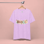 Pet Mom Banner Tee — Cute Paw Print "MOM" Graphic T-Shirt