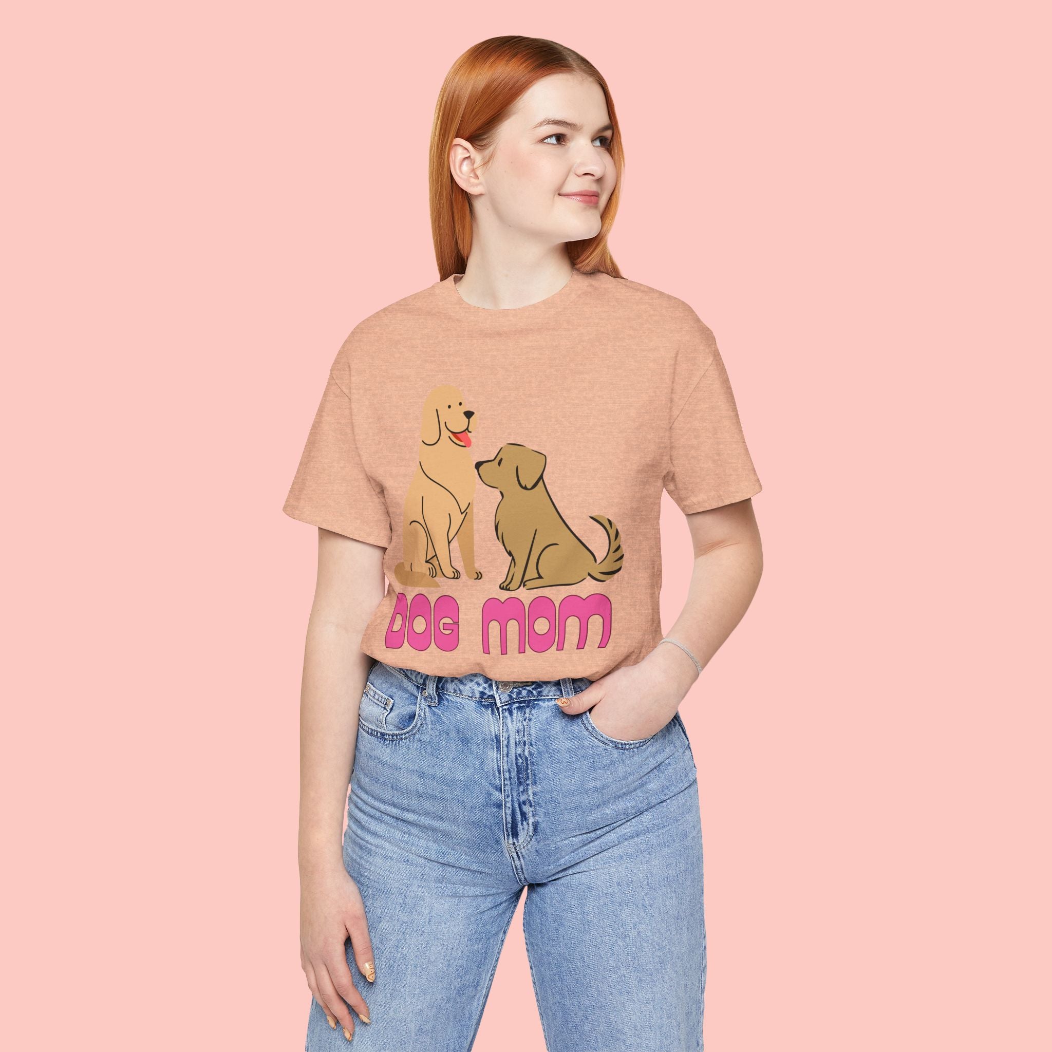 Dog Mom T‑Shirt — Cute Retro Dogs Graphic Tee for Dog Lovers