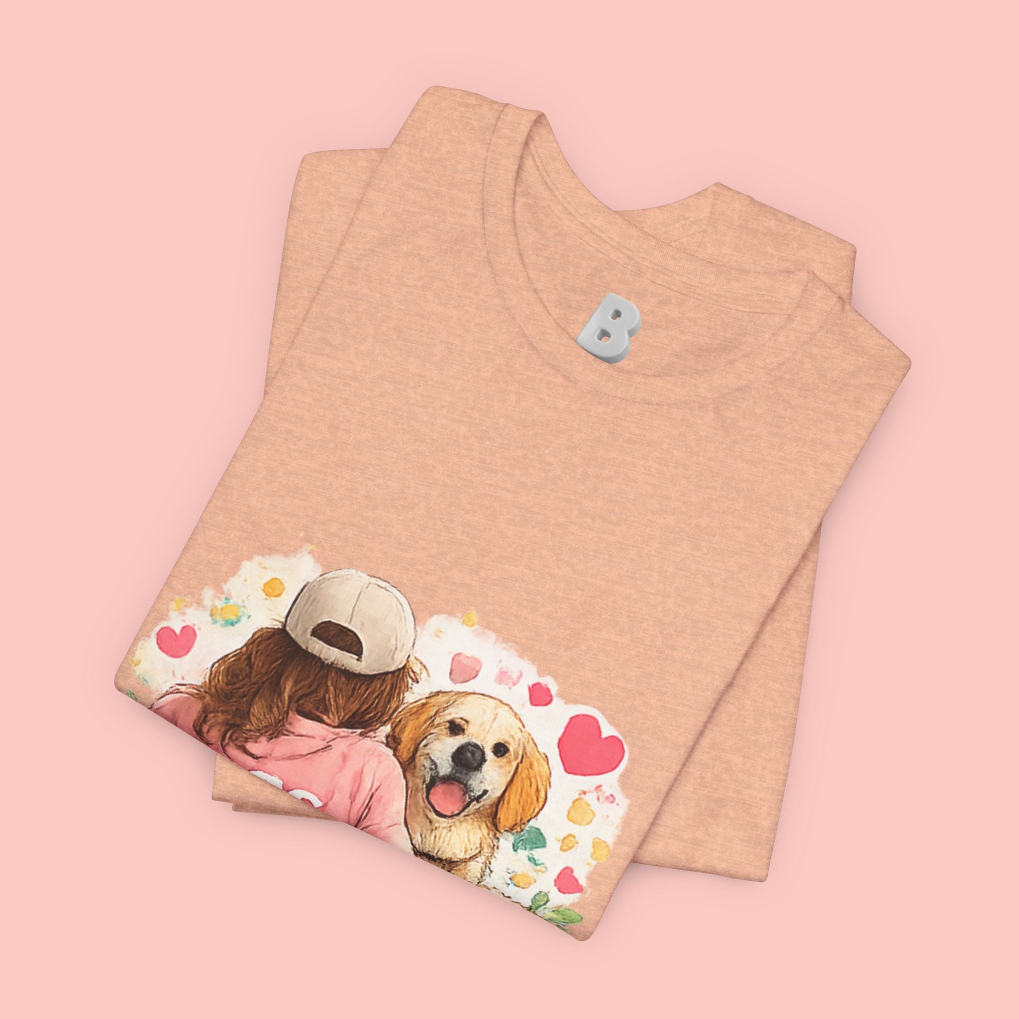 Dog Mom T-Shirt — Cute Floral Puppy Tee for Dog Lovers