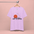 Enjoy the Morning Dog T-Shirt — Graphic Sunrise Pet Lover Tee