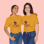 Walk With Your Dog Tee — Cute Dog Walking Graphic T-Shirt