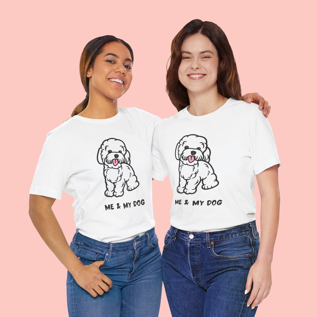 Me & My Dog T-Shirt — Cute Cartoon Puppy Tee for Dog Lovers