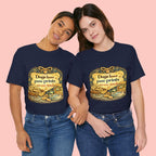 Dogs Leave Paw Prints Tee – Vintage Pet Lover T‑Shirt