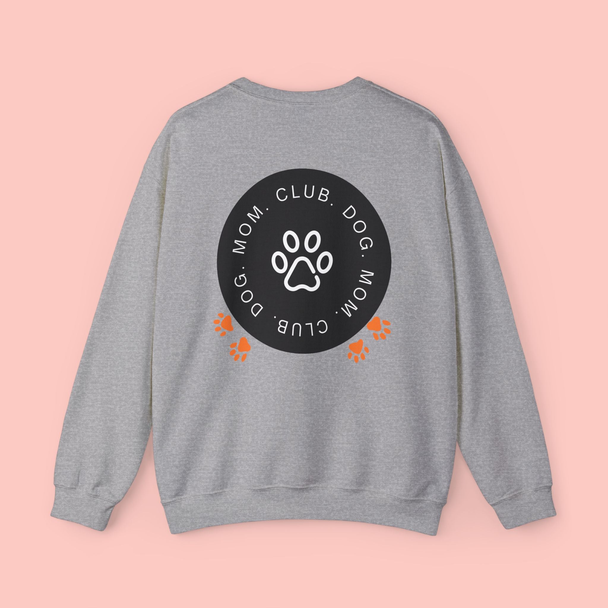 Dog Mom Club Sweatshirt — Paw Print Crewneck