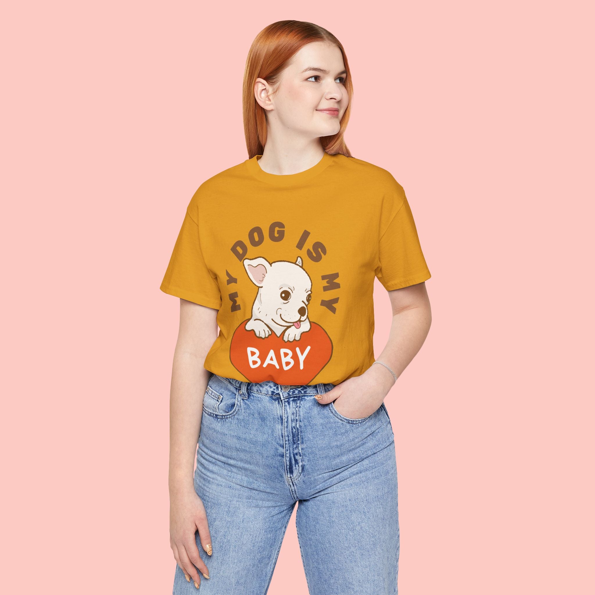 My Dog Is My Baby T-Shirt — Cute Puppy Heart Tee for Dog Lovers
