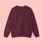 Dog Mom Crewneck Sweatshirt - "I Work Hard So My Dog Can Have A Better Life" Cozy Pet Lover Pullover