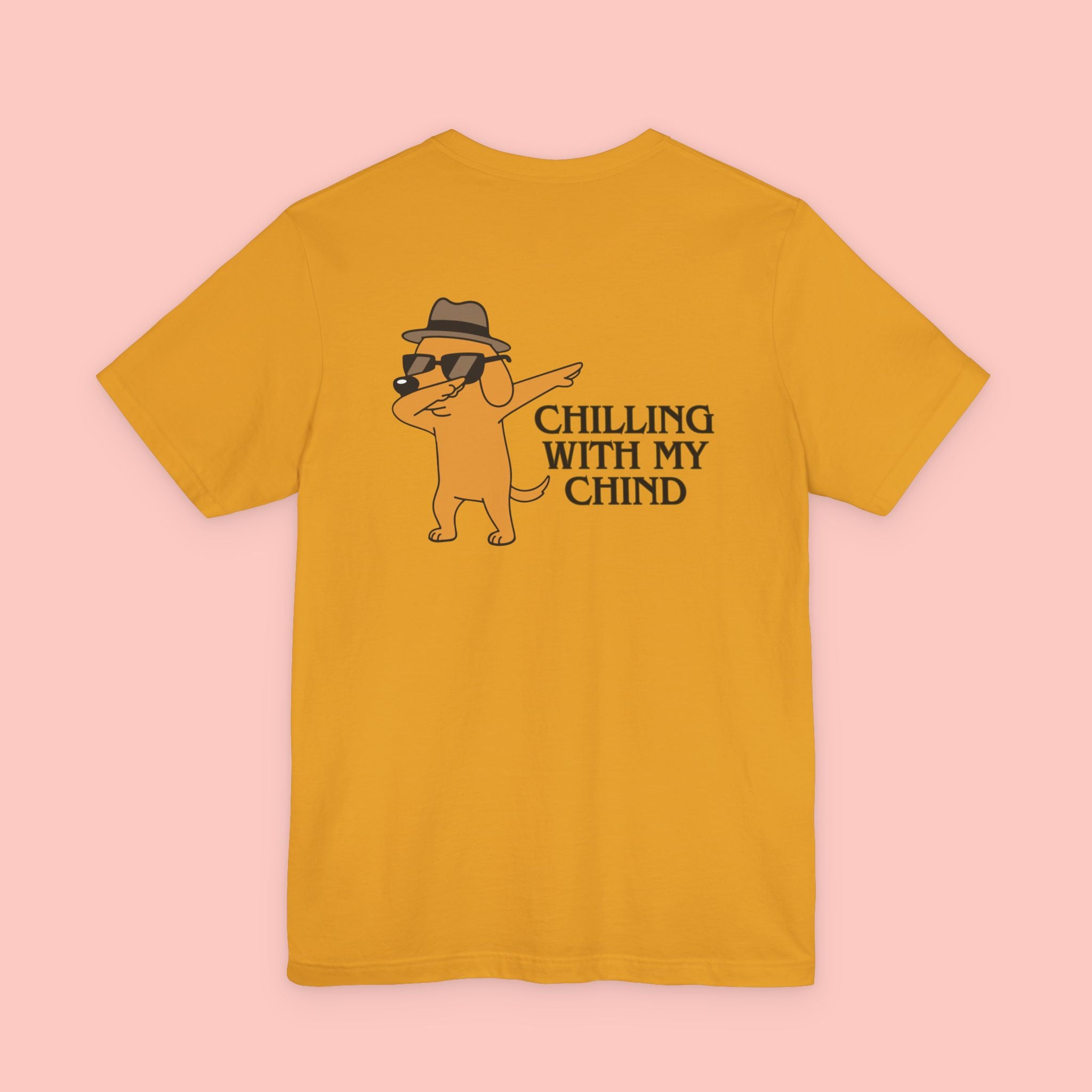 Chilling With My Chind Tee — Funny Dab Cat Graphic T-Shirt