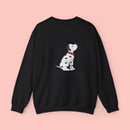 Dog Mom Sweatshirt - "Are You Dog Mom? If Yes, I Love You" Cute Dalmatian Crewneck