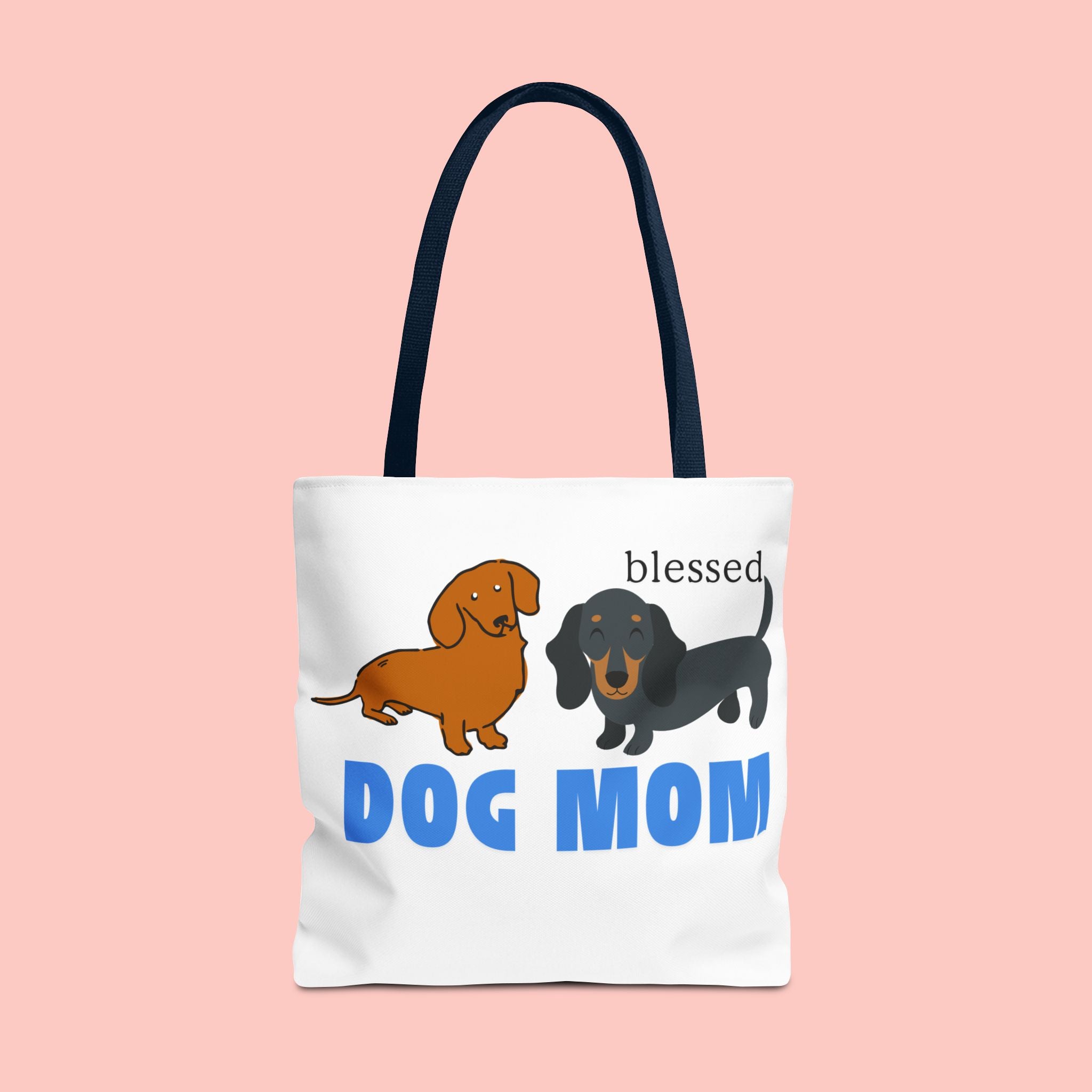 Dog Mom Tote Bag — Blessed Dachshund Design