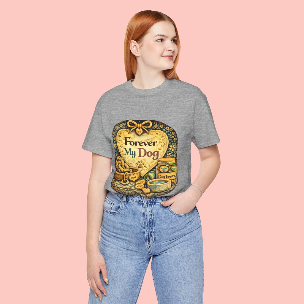 Dog T-Shirt — "Forever My Dog" Vintage Pet Lovers Tee