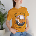 Life Is Better With My Dog Corgi T-Shirt