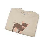 Dog Lover Crewneck Sweatshirt – 'My Dog My Love' Cute Chihuahua Graphic