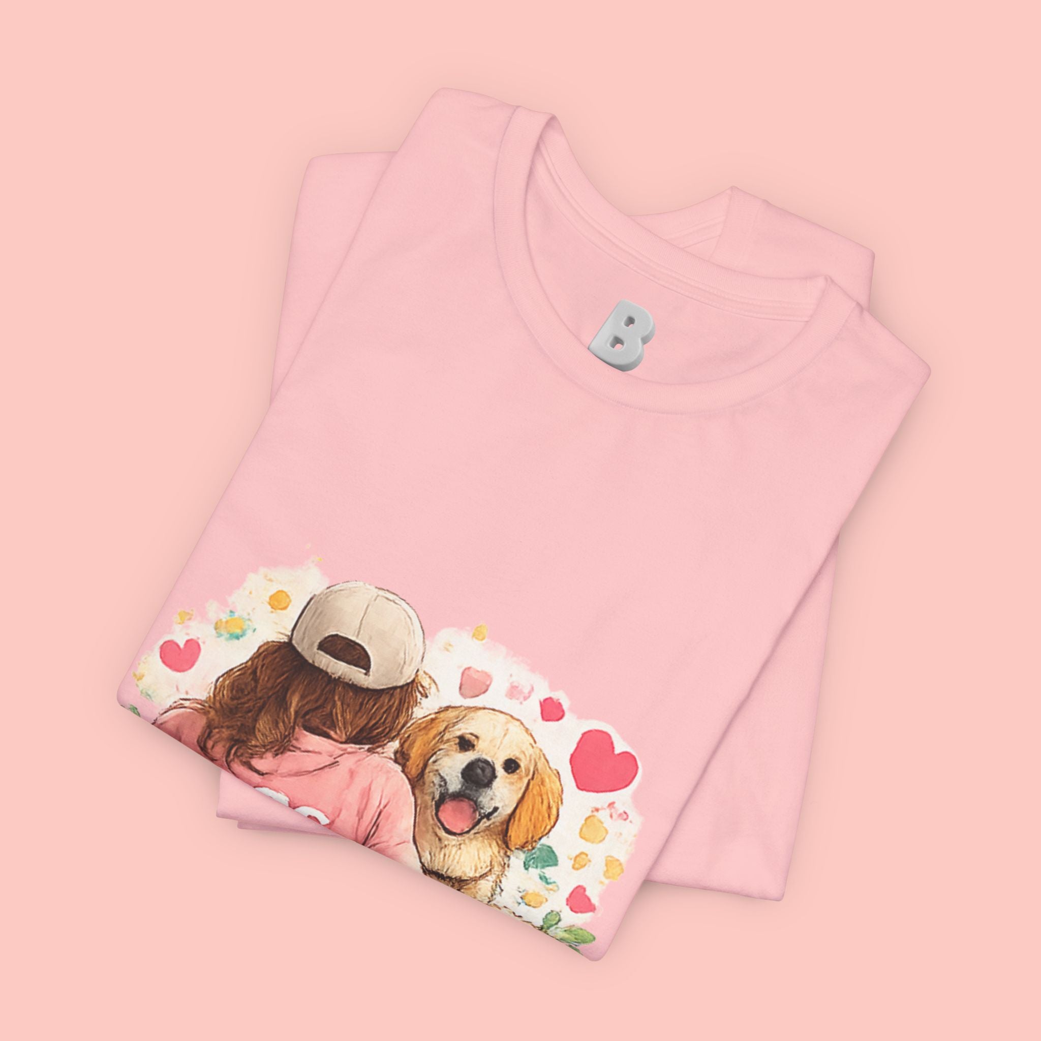 Dog Mom T-Shirt — Cute Floral Puppy Tee for Dog Lovers
