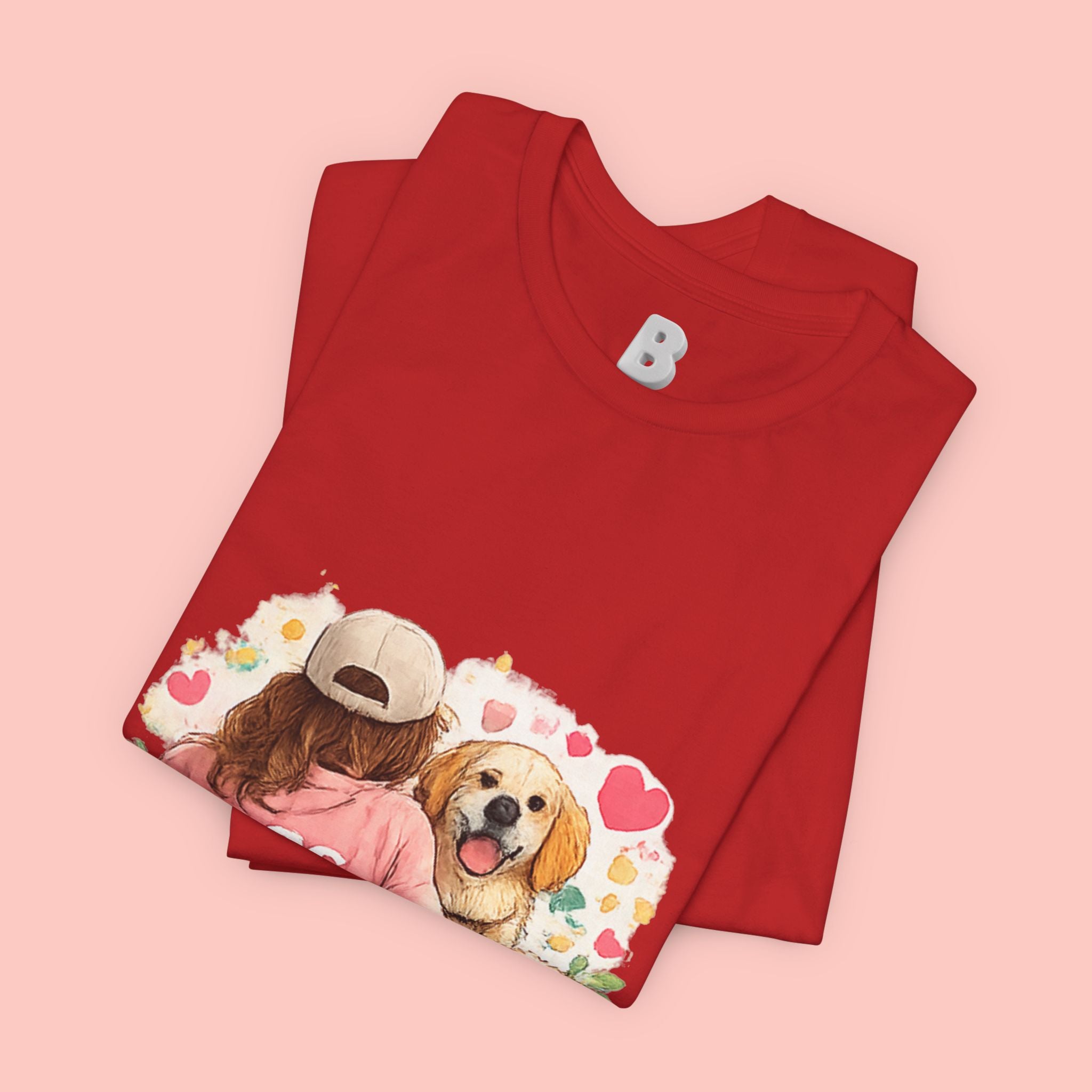 Dog Mom T-Shirt — Cute Floral Puppy Tee for Dog Lovers