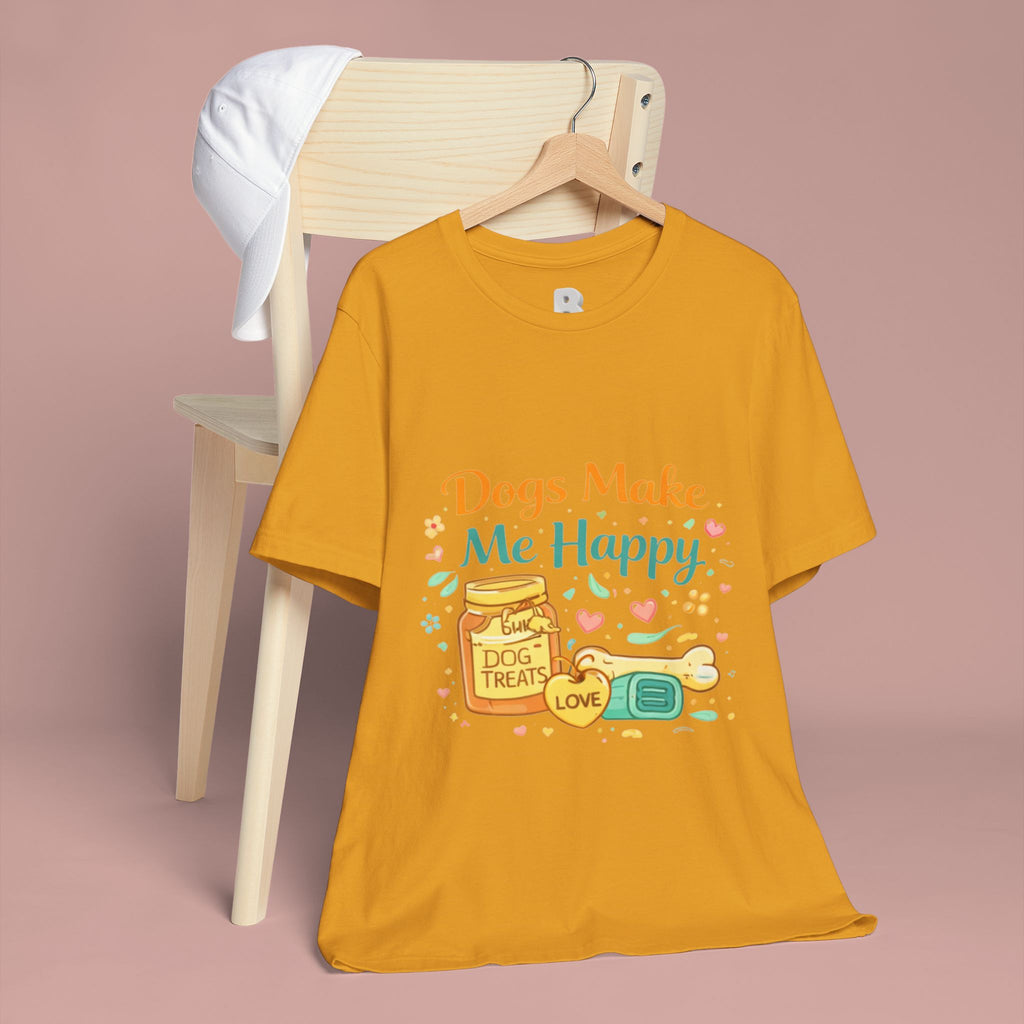 Dogs Make Me Happy T-Shirt