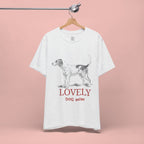 Lovely Dog Mom T-Shirt — Vintage Sketch Dog Graphic Tee