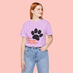 Don’t Mess With A Dog Mom T-Shirt — Paw Print Tee for Dog Lovers