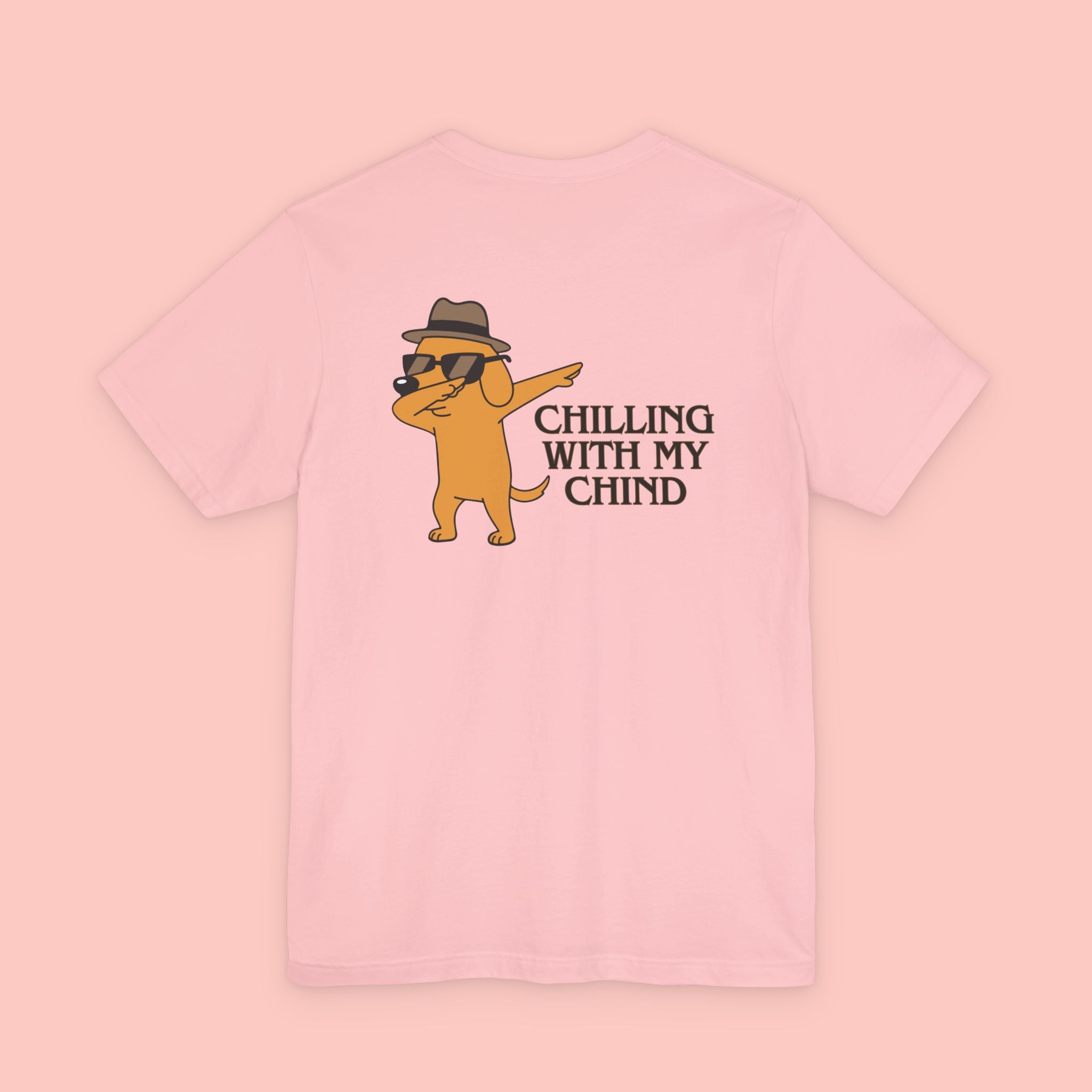 Chilling With My Chind Tee — Funny Dab Cat Graphic T-Shirt