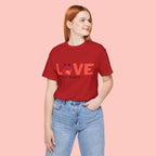 Dog Lover Tee - "LOVE My Dog > People" Paw Print Graphic T-Shirt