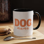 Dog Mama Coffee Mug — Cute Heart Accent Ceramic Mug (11/15 oz)
