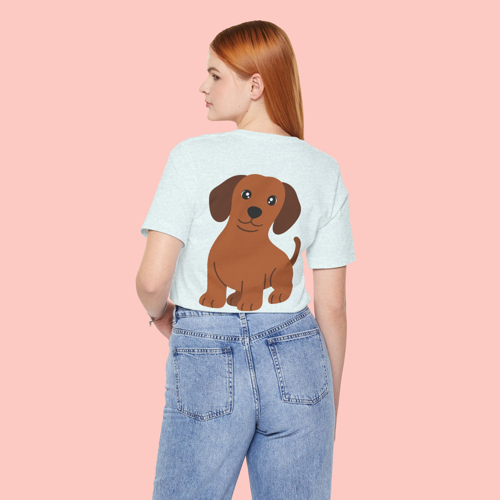 Dachshund Graphic Tee - Cute Brown Sausage Dog T-Shirt