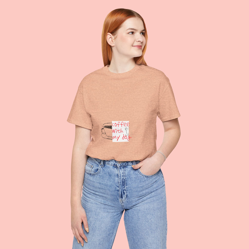 Coffee With My Dog Tee — Cute Dog Lover Coffee T‑Shirt
