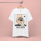 Dog Mom T-Shirt — "Love Your Dog Like a Mom" Paw Print Graphic