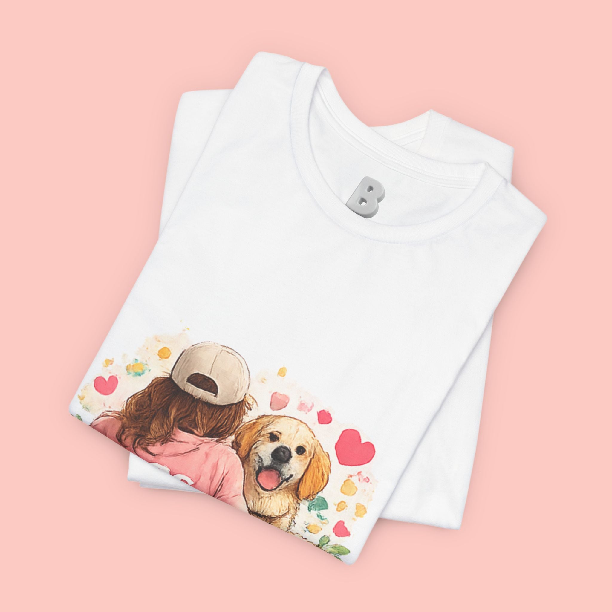 Dog Mom T-Shirt — Cute Floral Puppy Tee for Dog Lovers