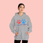 Dog Mom Hoodie – “I Am Not Single I Have Dog” Paw Print Hoodie