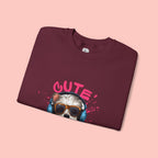 Cute Dog Sweatshirt — Cool Pup with Headphones Graphic Crewneck