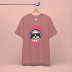 Cute Dog Tee — Headphones Puppy Graphic T-Shirt